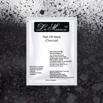 Lamarinere Charcoal Peel Off Mask 20gm (Pack of 10pcs)