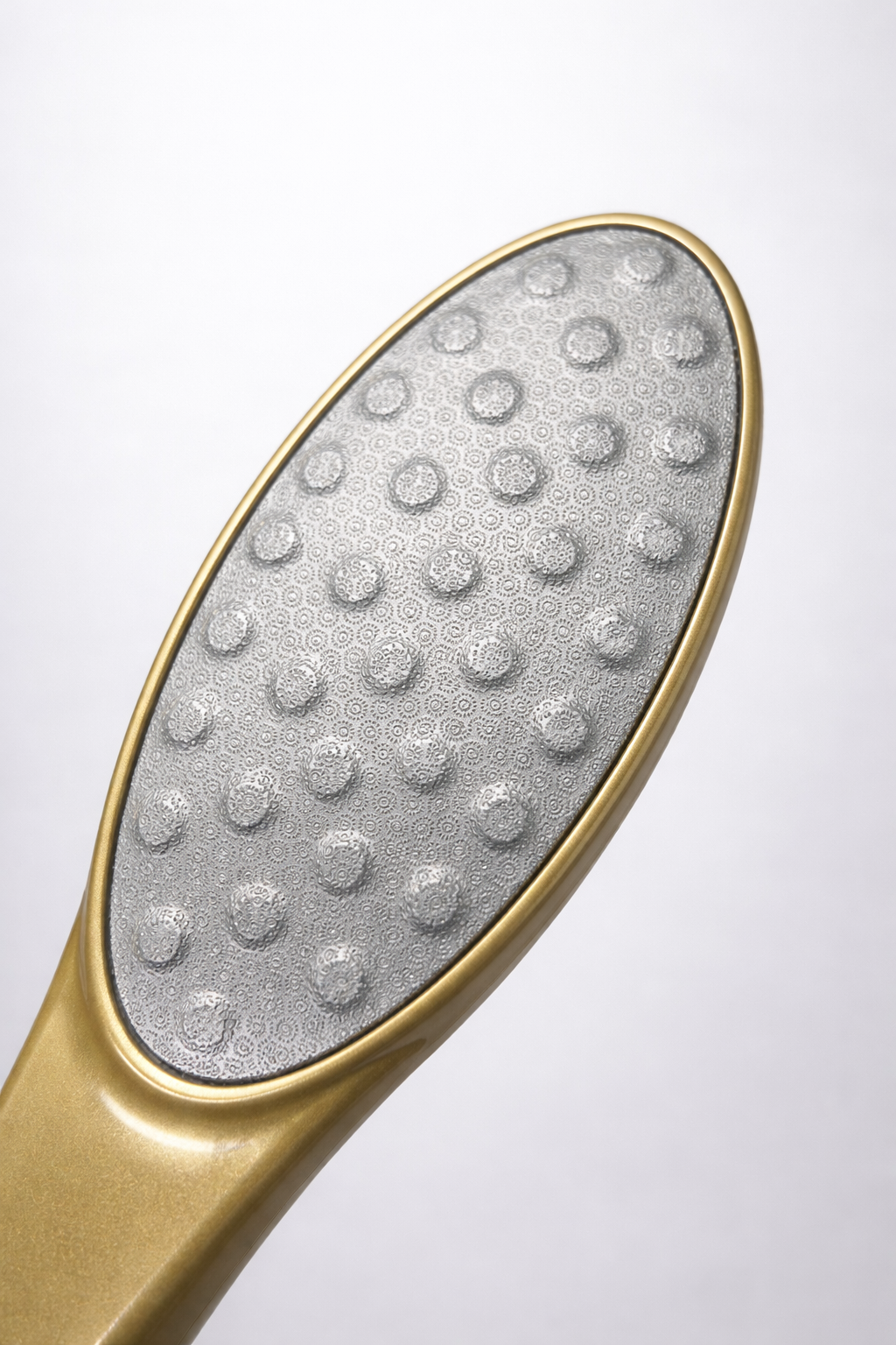 Dispa Foot Filler With Plastic Gold Handle And Metal Grid | Single Side Grid Professional Foot File | Code:4-8