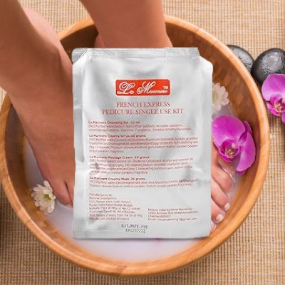 French Pedicure | Timeless Elegance for Your Toes | Polished Perfection | Pedicure kit for women for foot | Spa kit for Home and Salon(Pack of 3pcs)