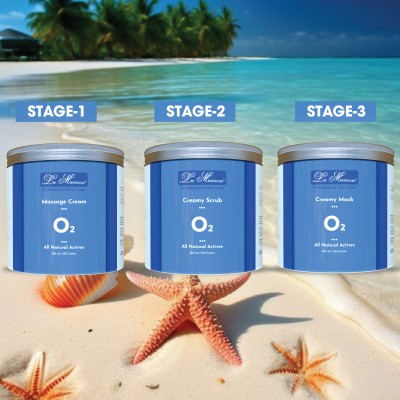 Lamarinere Whitening Cabin Treatment | Brighten & Rejuvenate Your Skin | Deep Pore Cleansing & Whitening Care | Removes Blackheads & Whiteheads | For Men & Women | Reveal Radiant, Glowing Skin (Cream,Scrub & Mask)