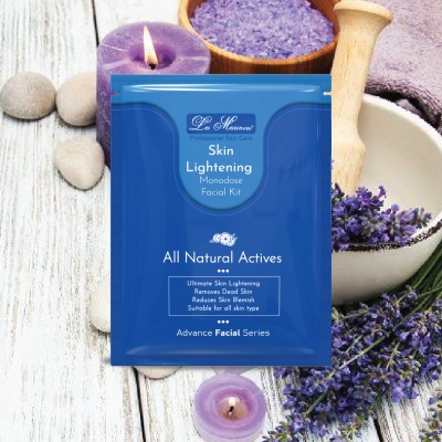 Skin Lightening Facial Kit for Women | Ideal for all skin type | Whitening | Brightening | Tightening | Easy Steps | Salon Skin at Home (Pack of 10pcs)