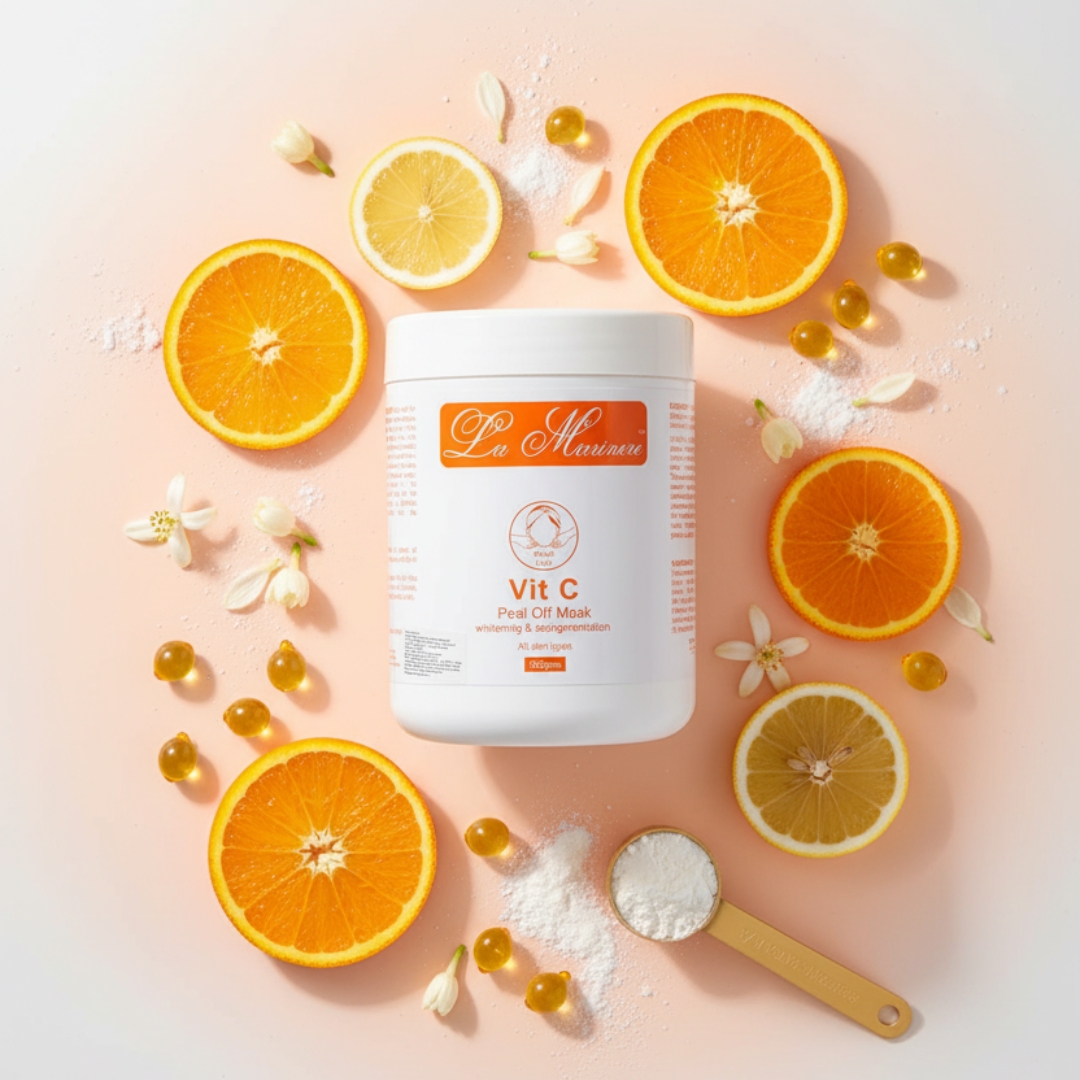 Vitamin C Peel Off Mask For Men & Women | Brighten And Energize Your Skin | Embrace The Glow Of Radiance |Removes Blackheads & Whiteheads | Deep Pore Cleansing